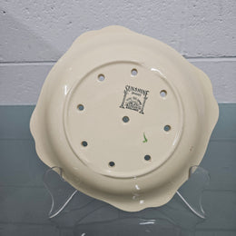 Sunshine J & G Meakin Straining Bowl & Plate