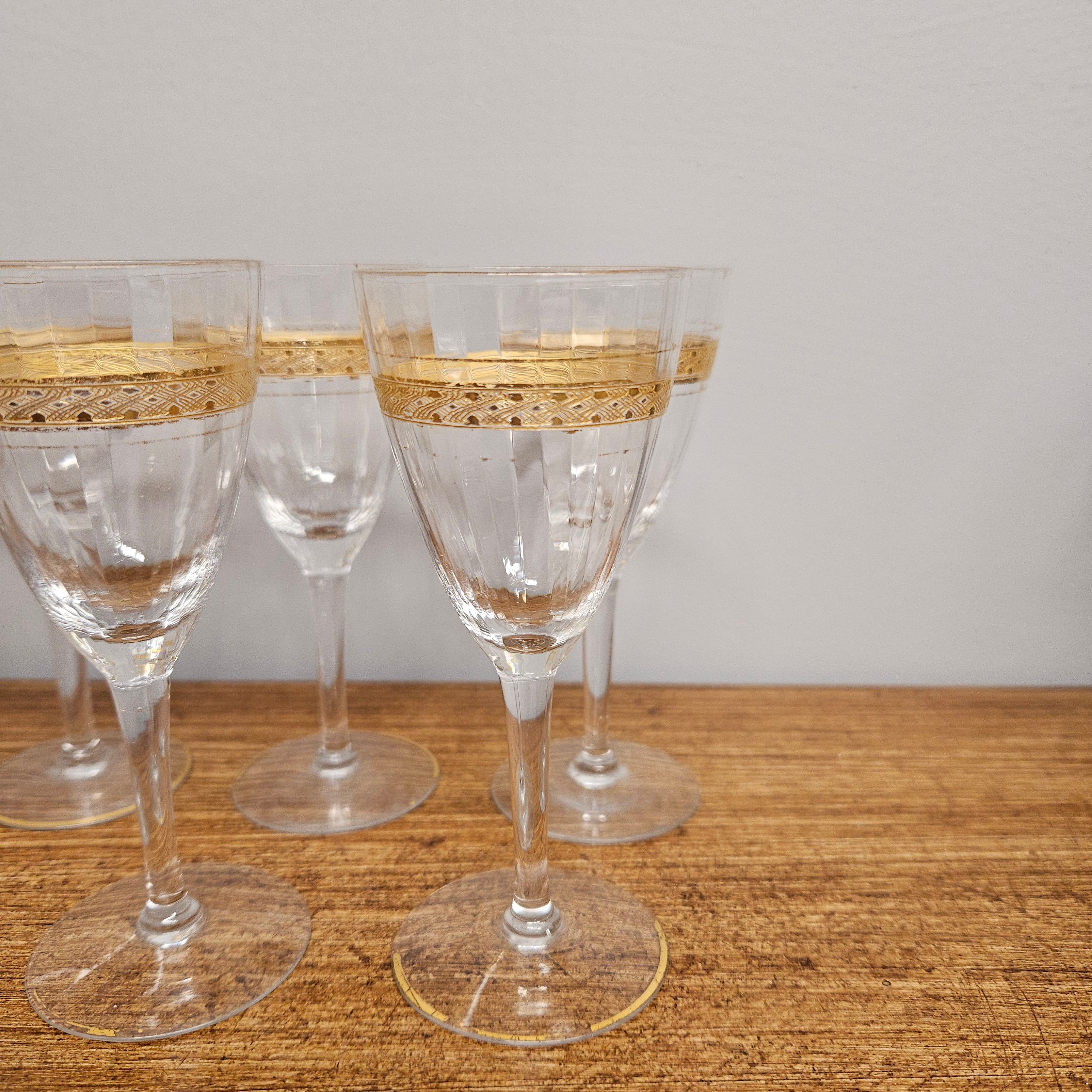 Vintage Set Of 8 Sherry Glasses | Antique & Vintage | Moonee Ponds Antiques | Australia Wide Delivery