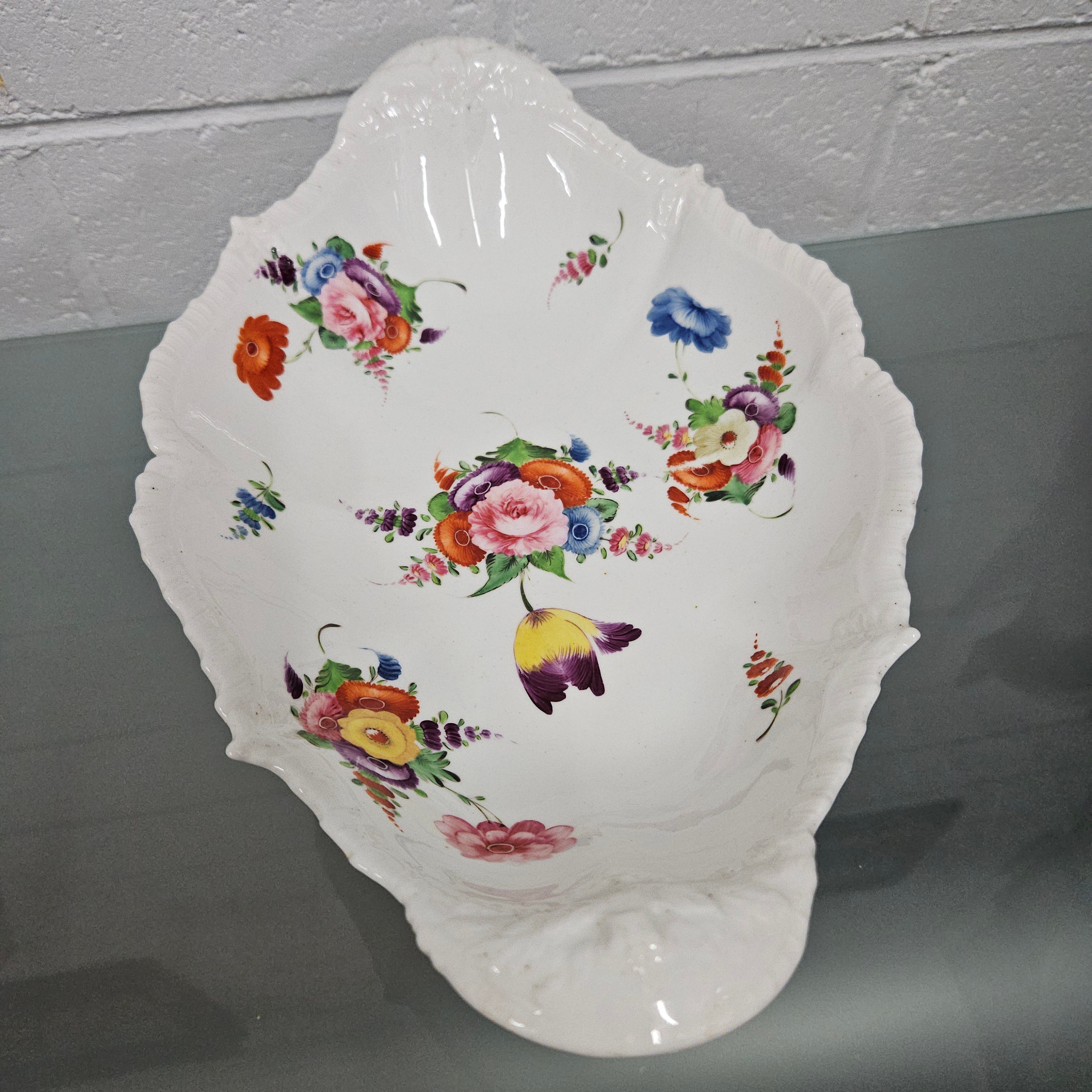 Rare Antique Hand Painted Coalport Comport Circa 1830's | Antique & Vintage | Moonee Ponds Antiques | Australia Wide Delivery