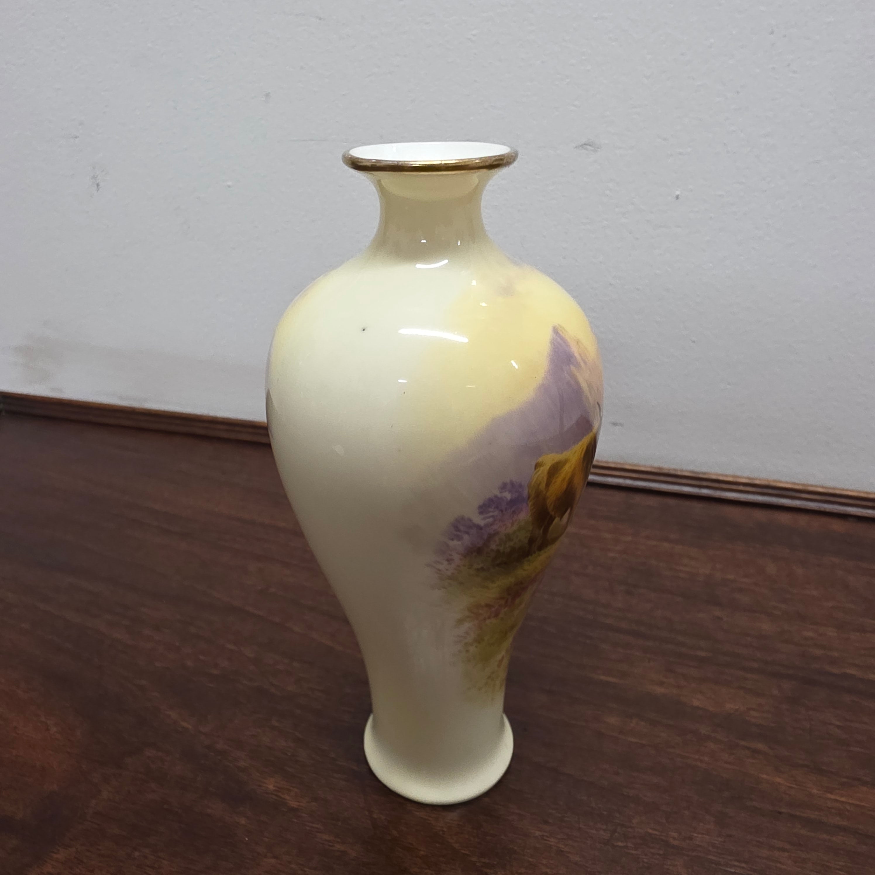 Beautifully Hand Painted Cauldon Vase | Antique & Vintage | Moonee Ponds Antiques | Australia Wide Delivery