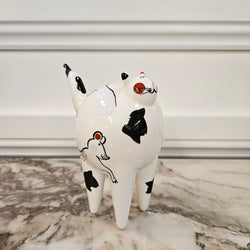 Vintage Villery & Boch Whimsical Porcelain Cat Figure | Antique & Vintage | Moonee Ponds Antiques | Australia Wide Delivery