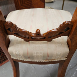 Victorian Walnut Carved Back Side Chair | Antique & Vintage | Moonee Ponds Antiques | Australia Wide Delivery