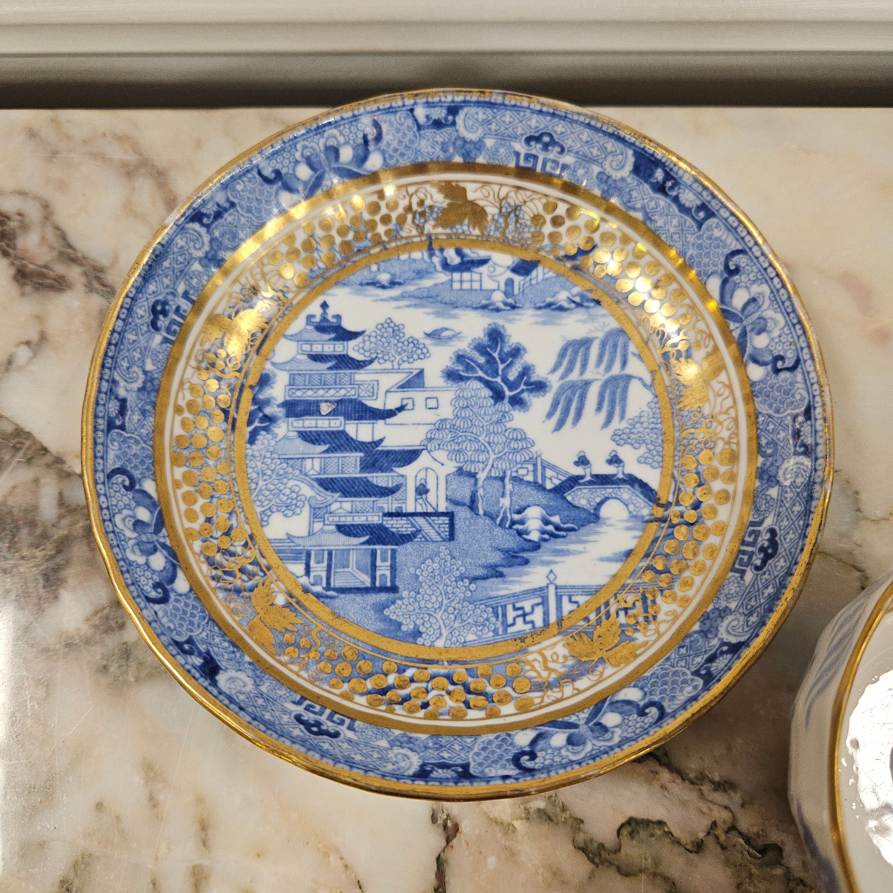 18th Century Worchester Cup & Saucer | Antique & Vintage | Moonee Ponds Antiques | Australia Wide Delivery
