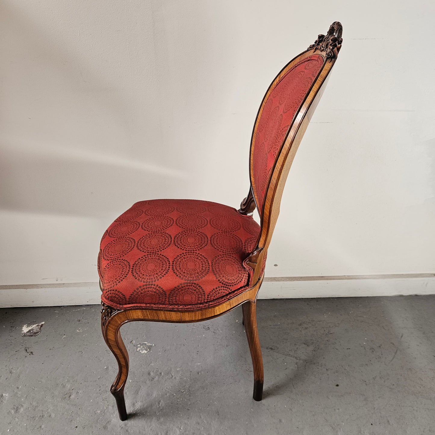 Decorative Victorian  Upholstered  Chair