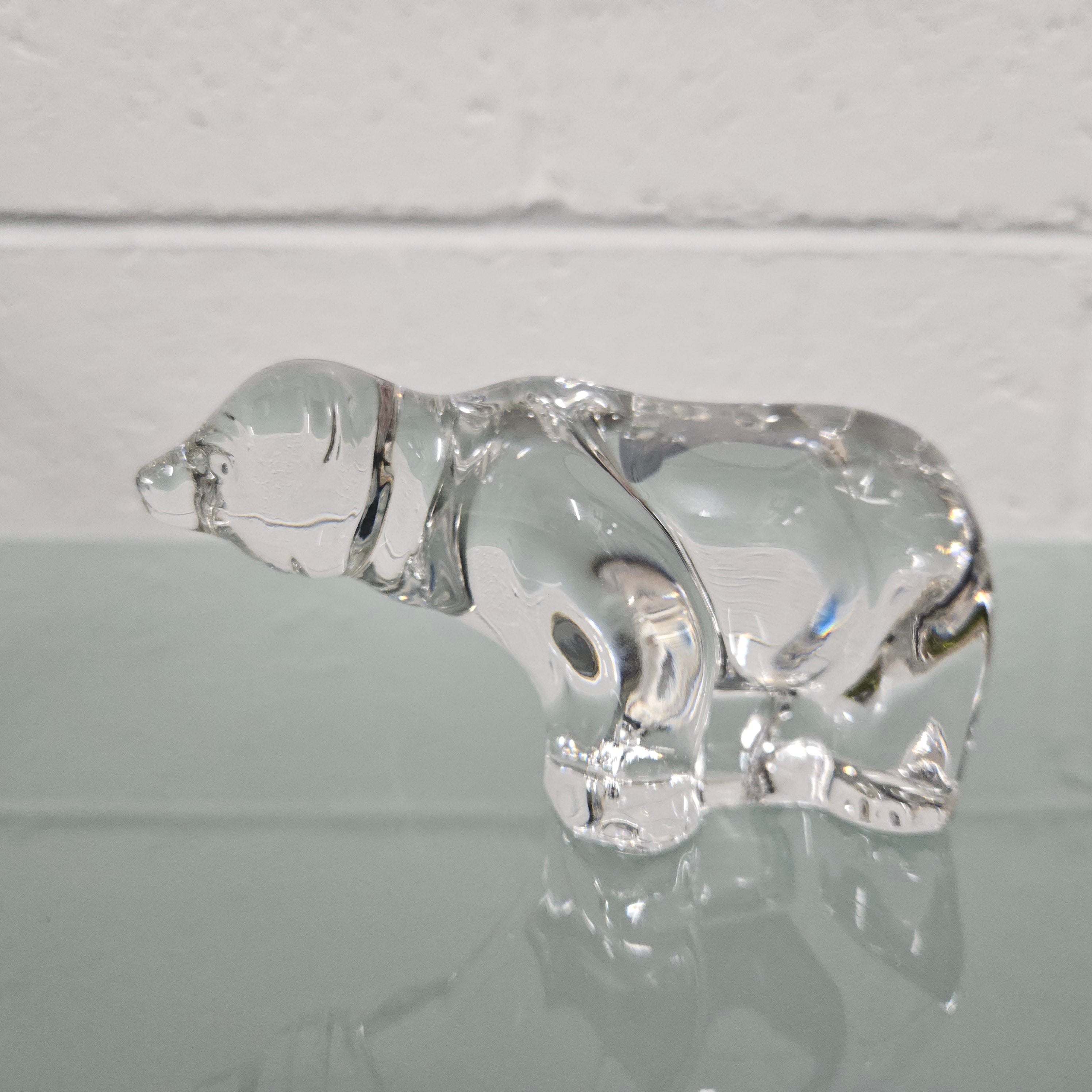 Vileroy & Boch Crystal Bear Paperweight | Antique & Vintage | Moonee Ponds Antiques | Australia Wide Delivery