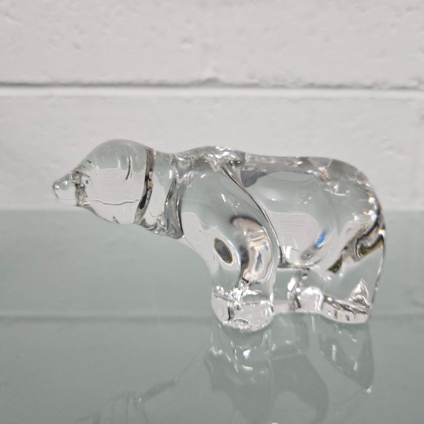 Vileroy & Boch Crystal Bear Paperweight