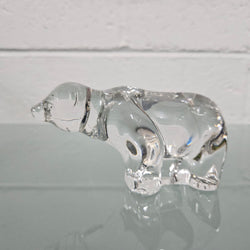 Vileroy & Boch Crystal Bear Paperweight | Antique & Vintage | Moonee Ponds Antiques | Australia Wide Delivery