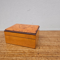 Vintage Leather Enbossed Box | Antique & Vintage | Moonee Ponds Antiques | Australia Wide Delivery