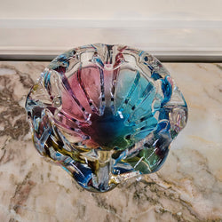 Murano Glass Tri Colour Bowl | Antique & Vintage | Moonee Ponds Antiques | Australia Wide Delivery