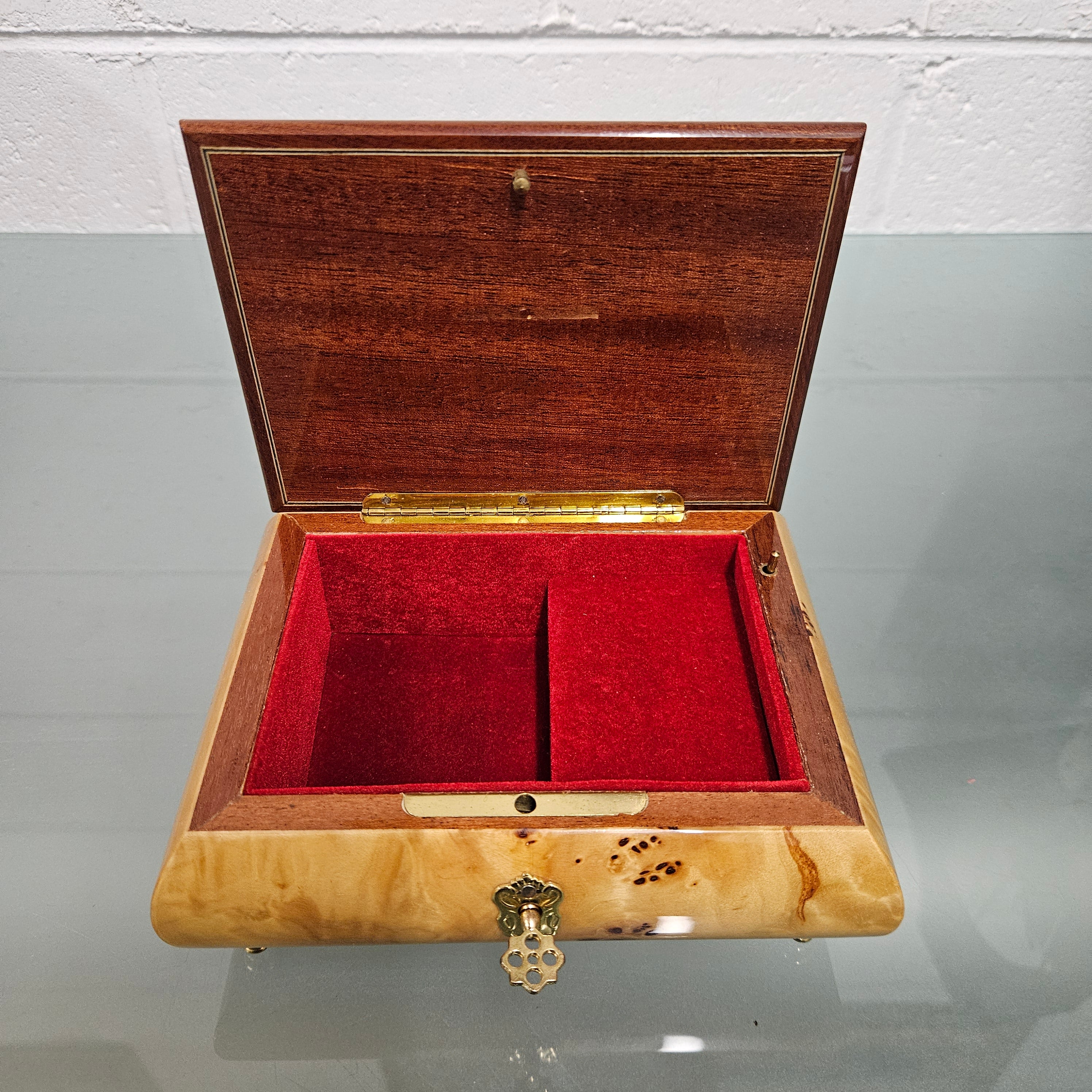 Vintage Italian Sorrento Ware Inlaid Musical Jewelry Box | Antique & Vintage | Moonee Ponds Antiques | Australia Wide Delivery