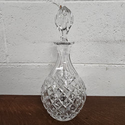 Cut Crystal Decanter with Stopper | Antique & Vintage | Moonee Ponds Antiques | Australia Wide Delivery