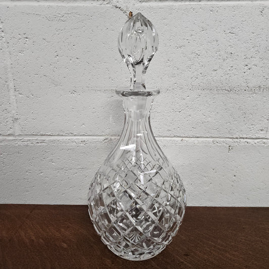 Cut Crystal Decanter with Stopper