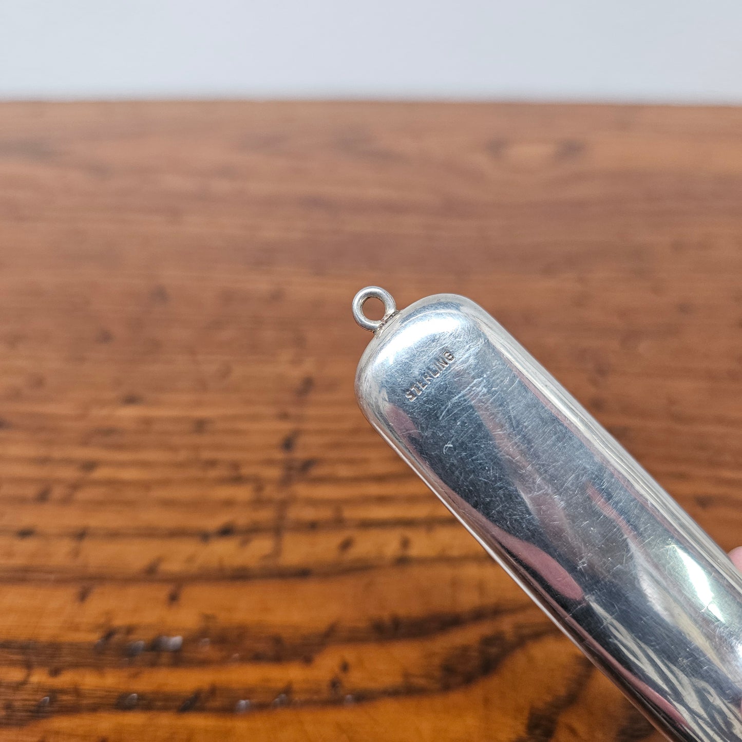 Antique Sterling Silver Needle Holder