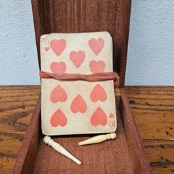 Antique Mahogany & Rosewood & Ivory Inlaid Cribbage Box | Antique & Vintage | Moonee Ponds Antiques | Australia Wide Delivery