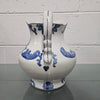 Vintage Staffordshire English Ironstone Jug Hand Painted Blue & White | Antique & Vintage | Moonee Ponds Antiques | Australia Wide Delivery