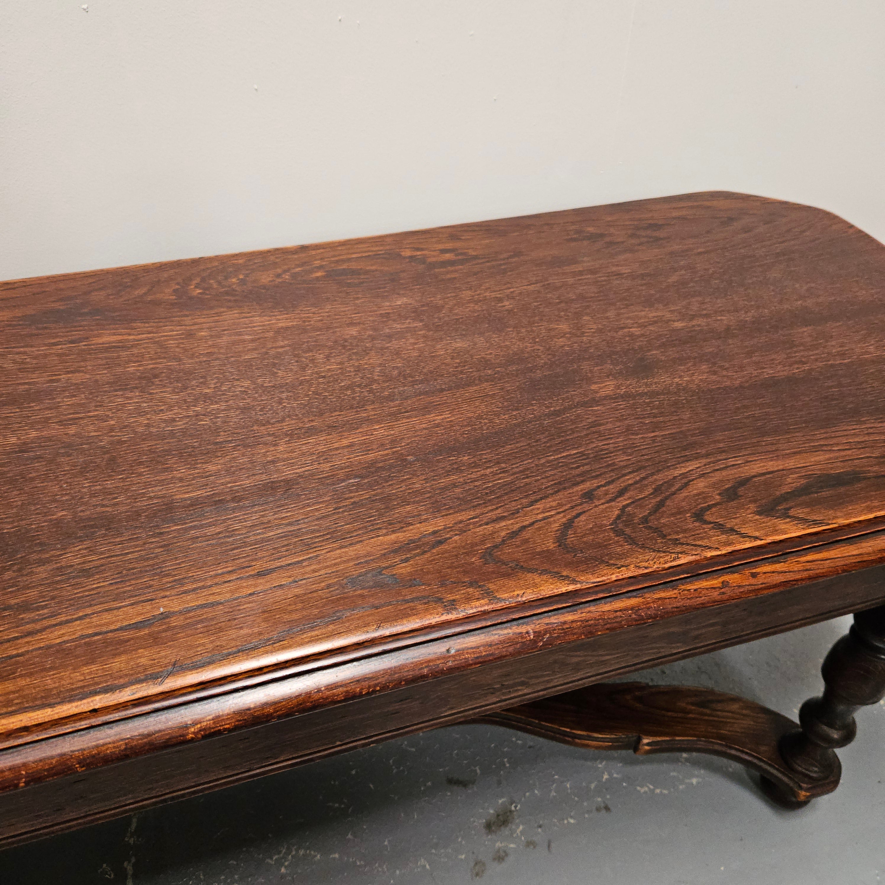 French Oak Two Drawer Coffee Table | Antique & Vintage | Moonee Ponds Antiques | Australia Wide Delivery
