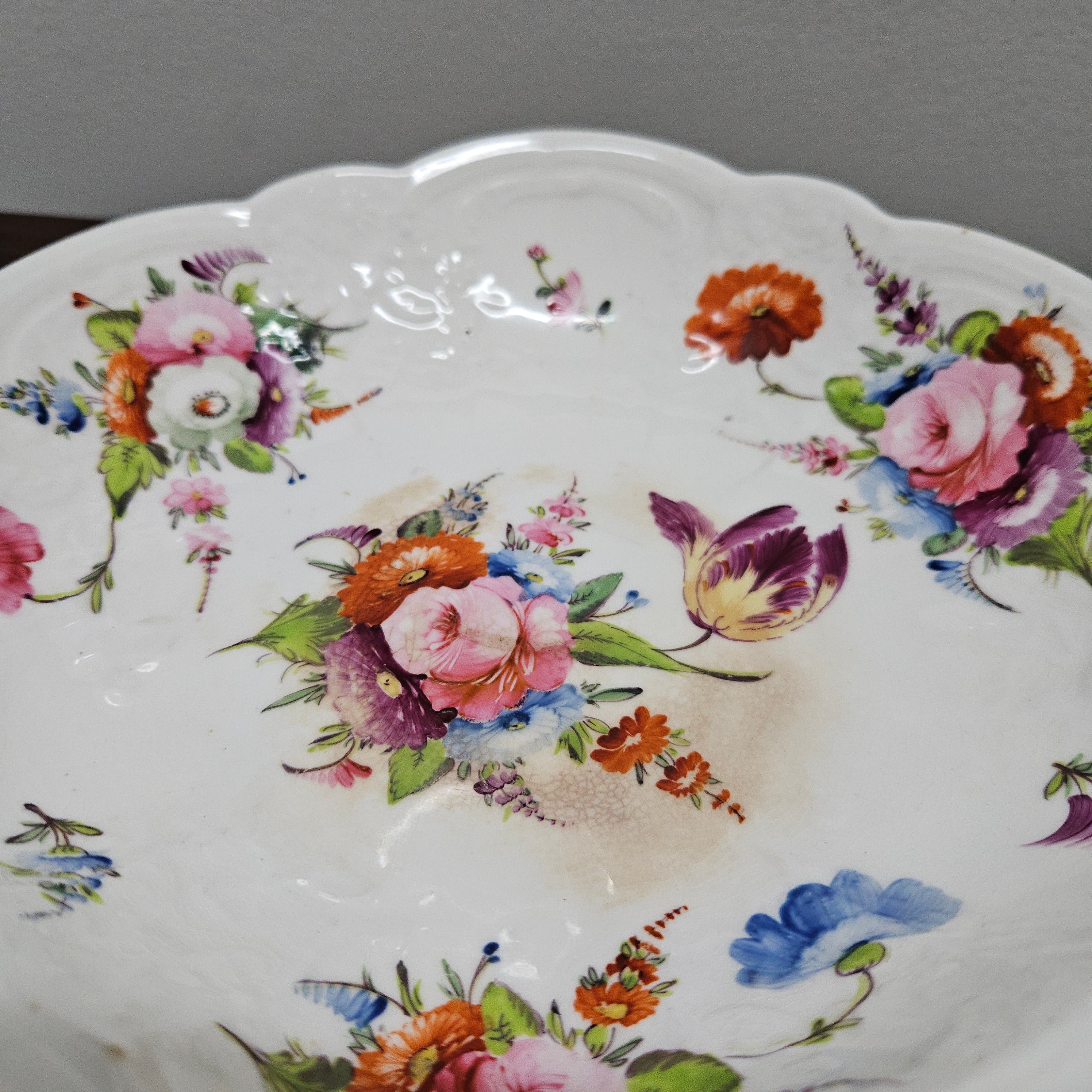 Early 19th Century Hand Painted Decorative Bowl | Antique & Vintage | Moonee Ponds Antiques | Australia Wide Delivery