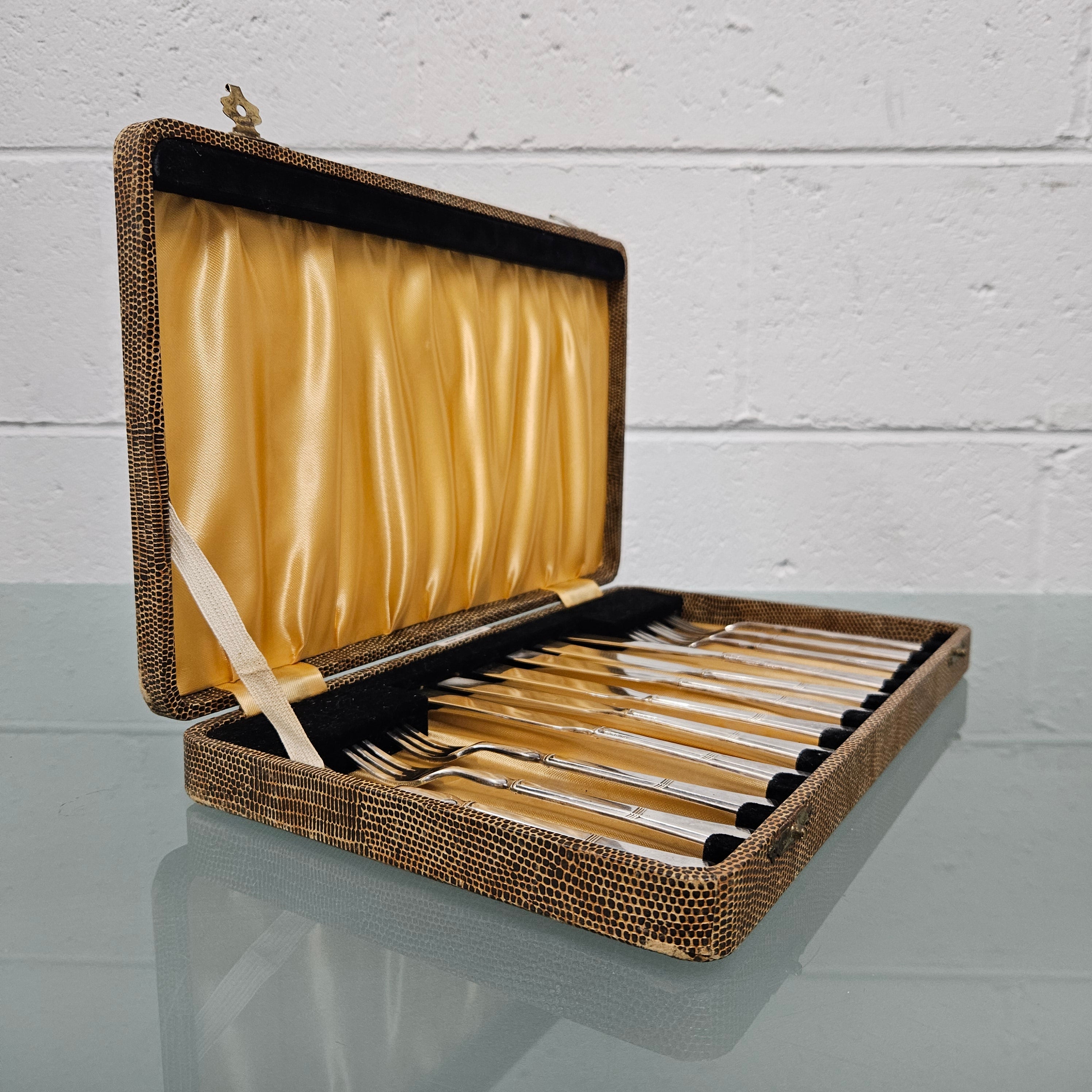 Silver Plated Fish Set in Original Box | Antique & Vintage | Moonee Ponds Antiques | Australia Wide Delivery