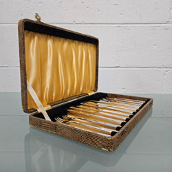 Silver Plated Fish Set in Original Box | Antique & Vintage | Moonee Ponds Antiques | Australia Wide Delivery