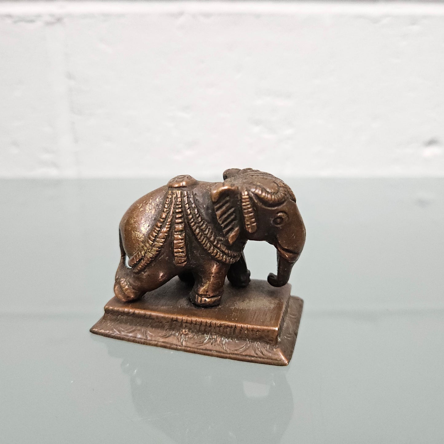 Vintage Indian Bronzed Elephant