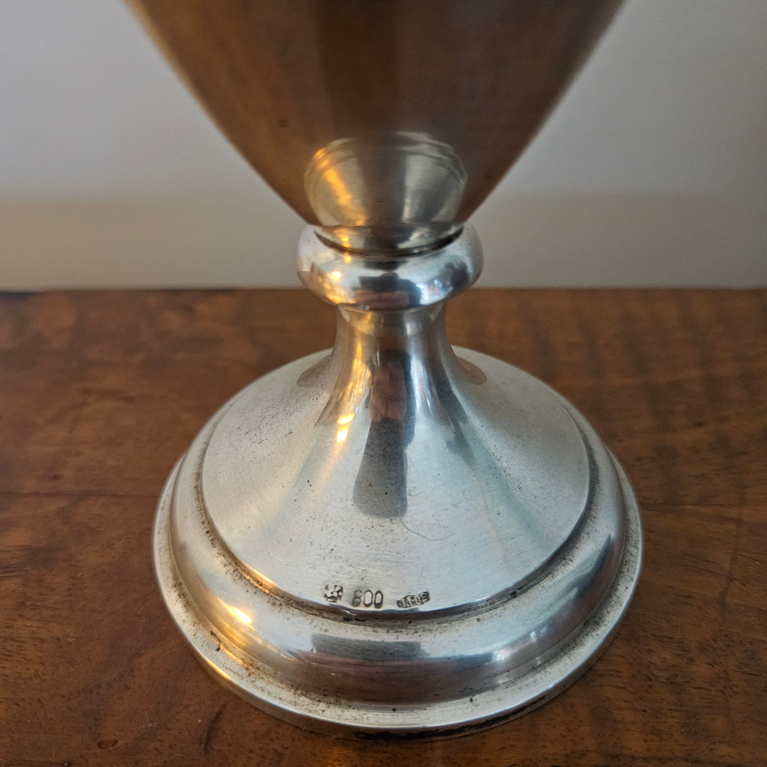 Italian Solid Silver Vase | Antique & Vintage | Moonee Ponds Antiques | Australia Wide Delivery