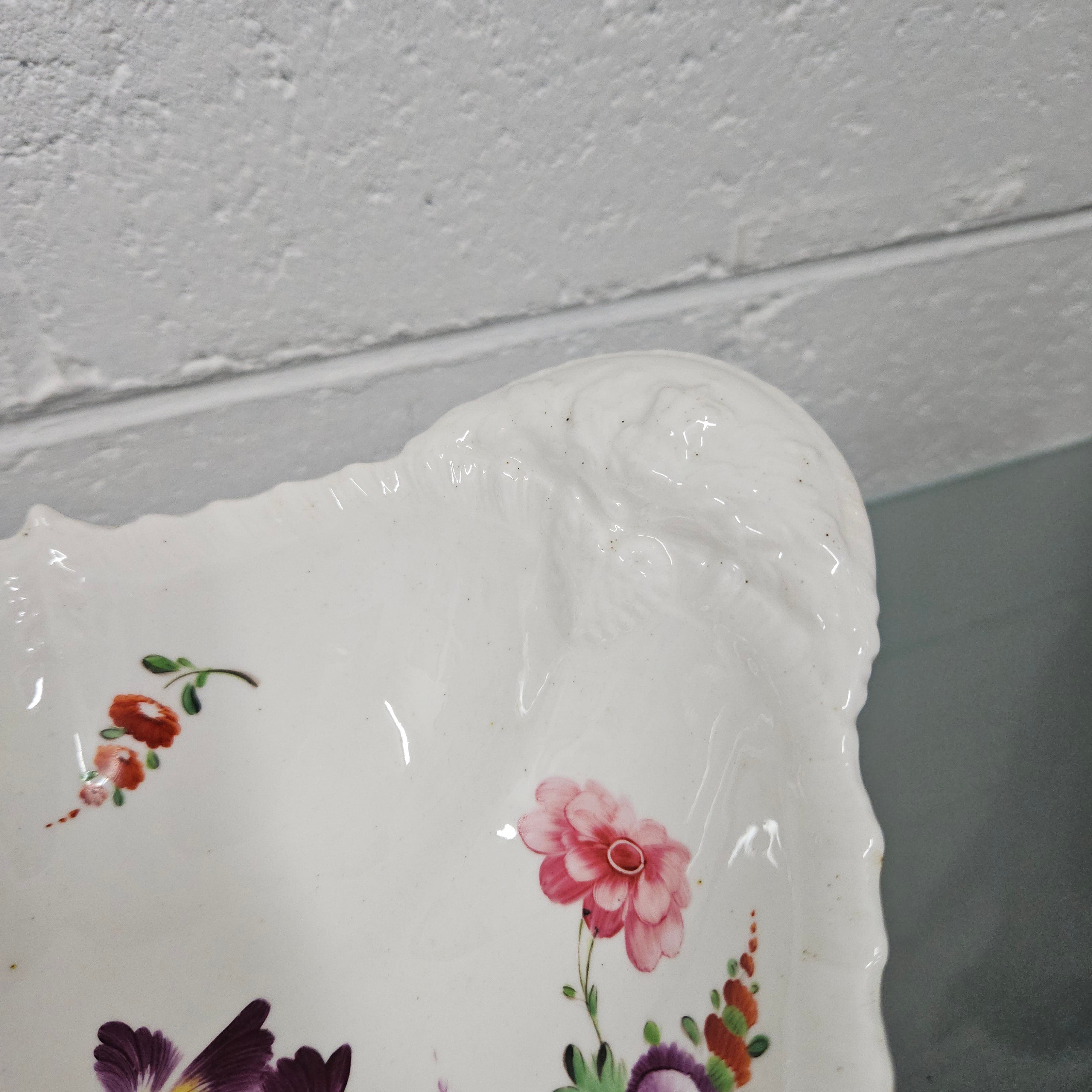 Rare Antique Hand Painted Coalport Comport Circa 1830's | Antique & Vintage | Moonee Ponds Antiques | Australia Wide Delivery