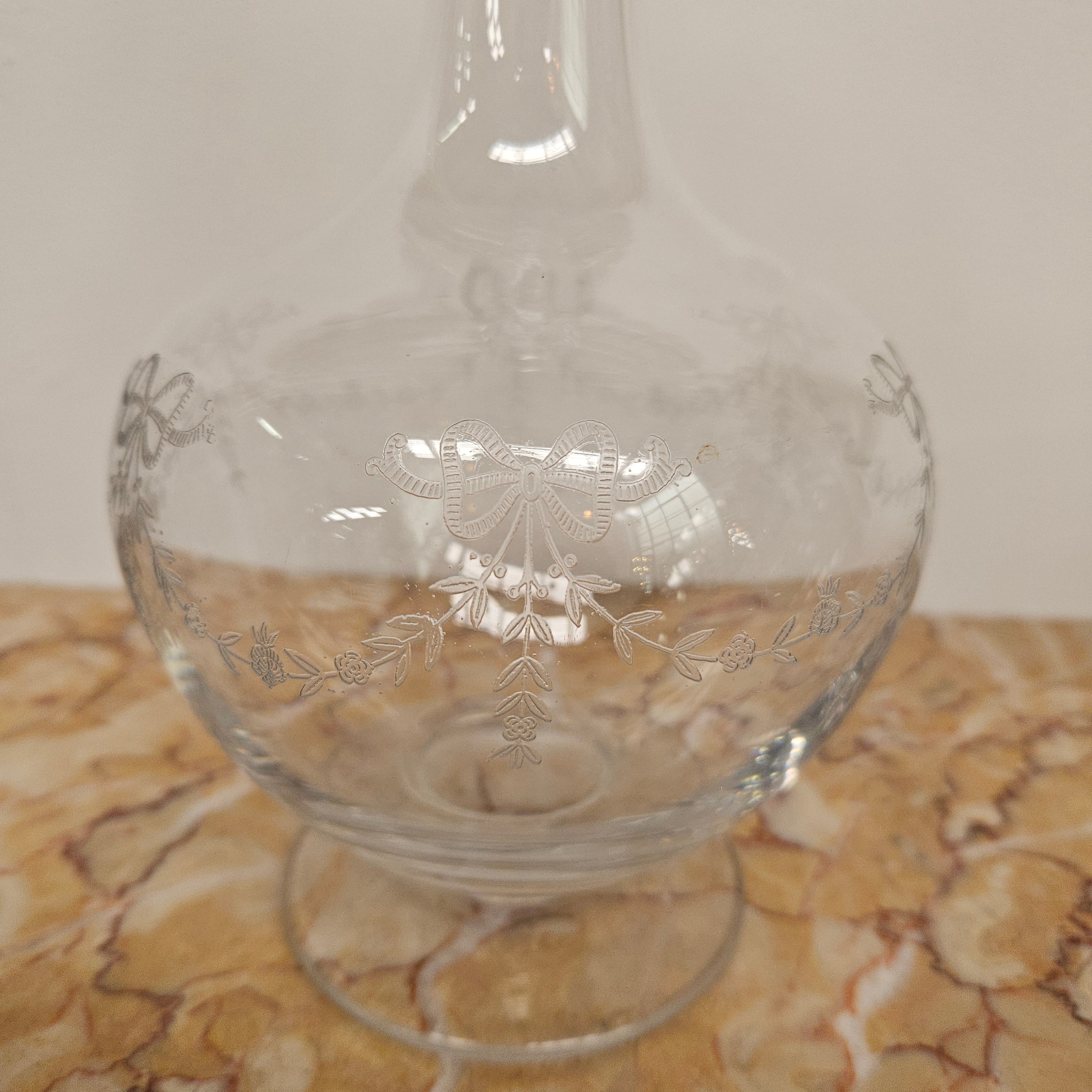 Large Crystal Glass Victorian Decanter | Antique & Vintage | Moonee Ponds Antiques | Australia Wide Delivery