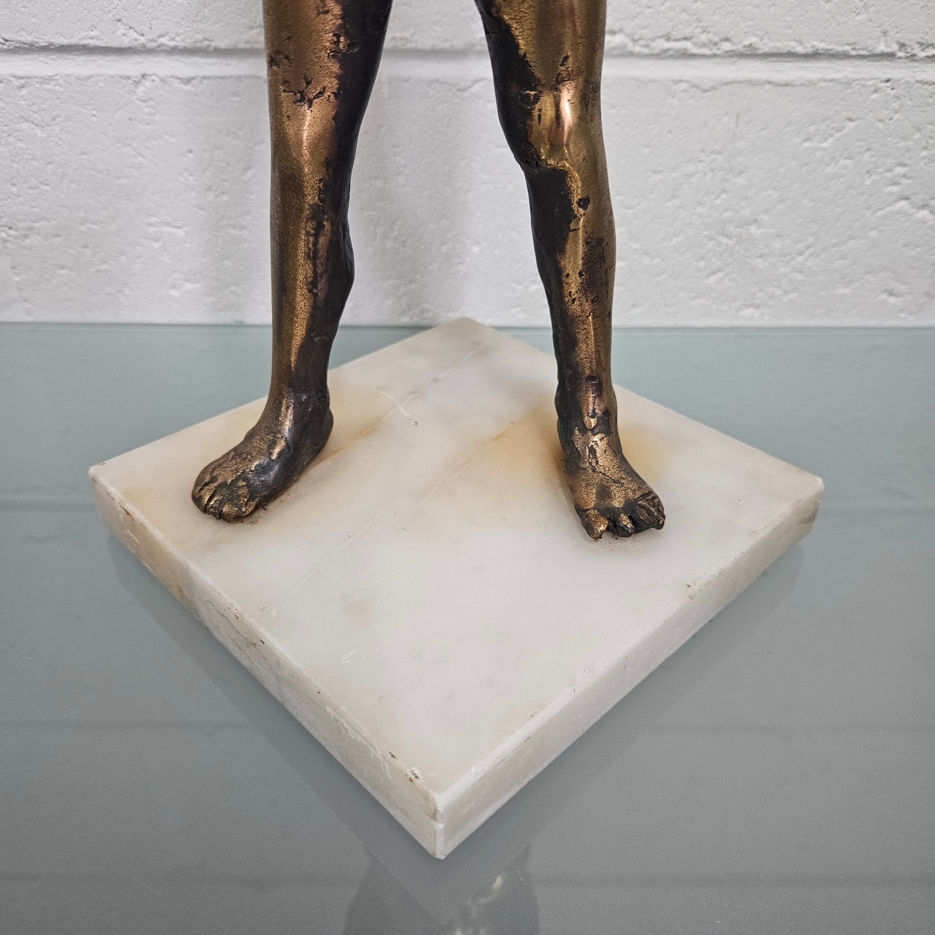 Mid Century Modern Bronze Of Young Boy | Antique & Vintage | Moonee Ponds Antiques | Australia Wide