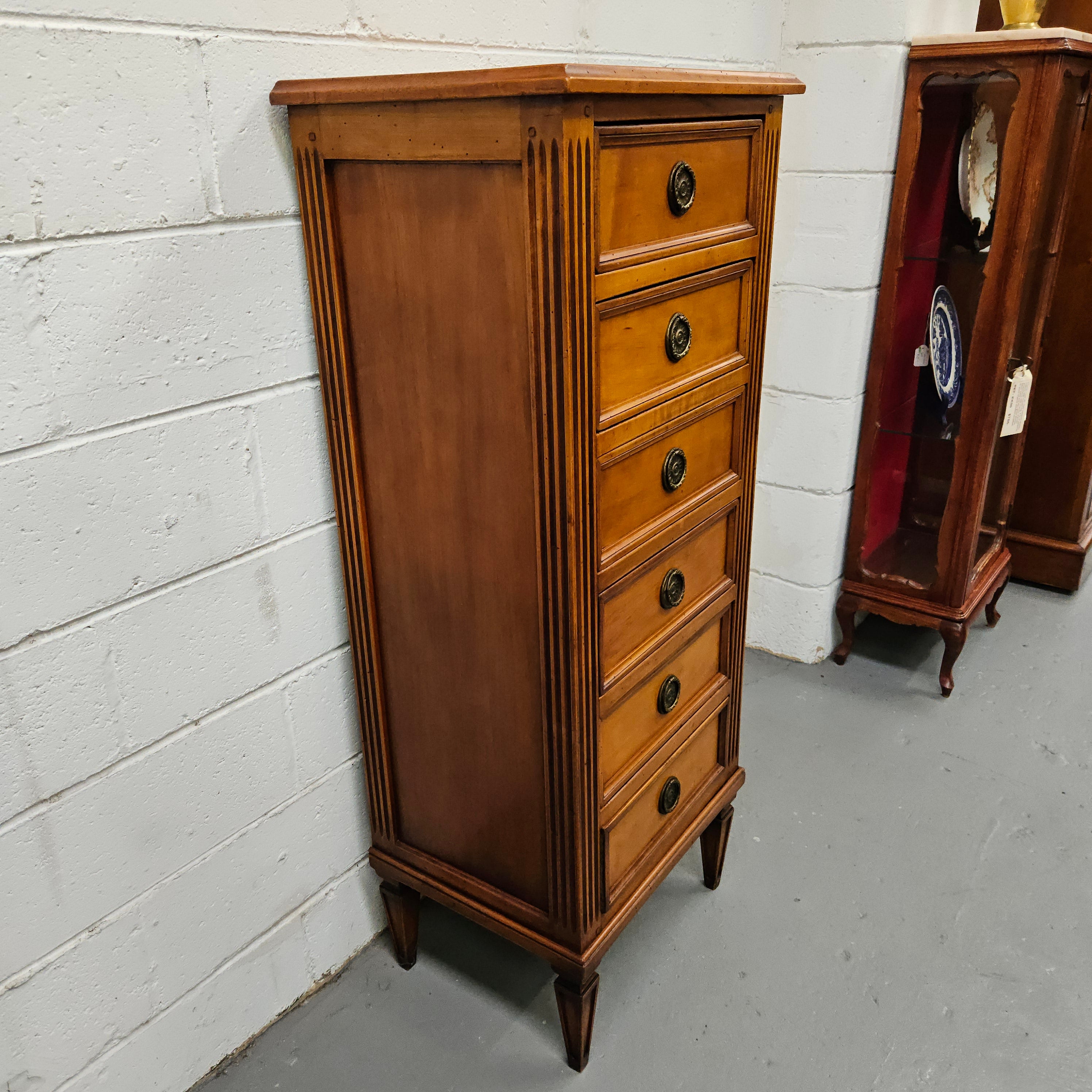 Semainier Louis XVI Style Chest of Six Drawers | Antique & Vintage | Moonee Ponds Antiques | Australia Wide Delivery