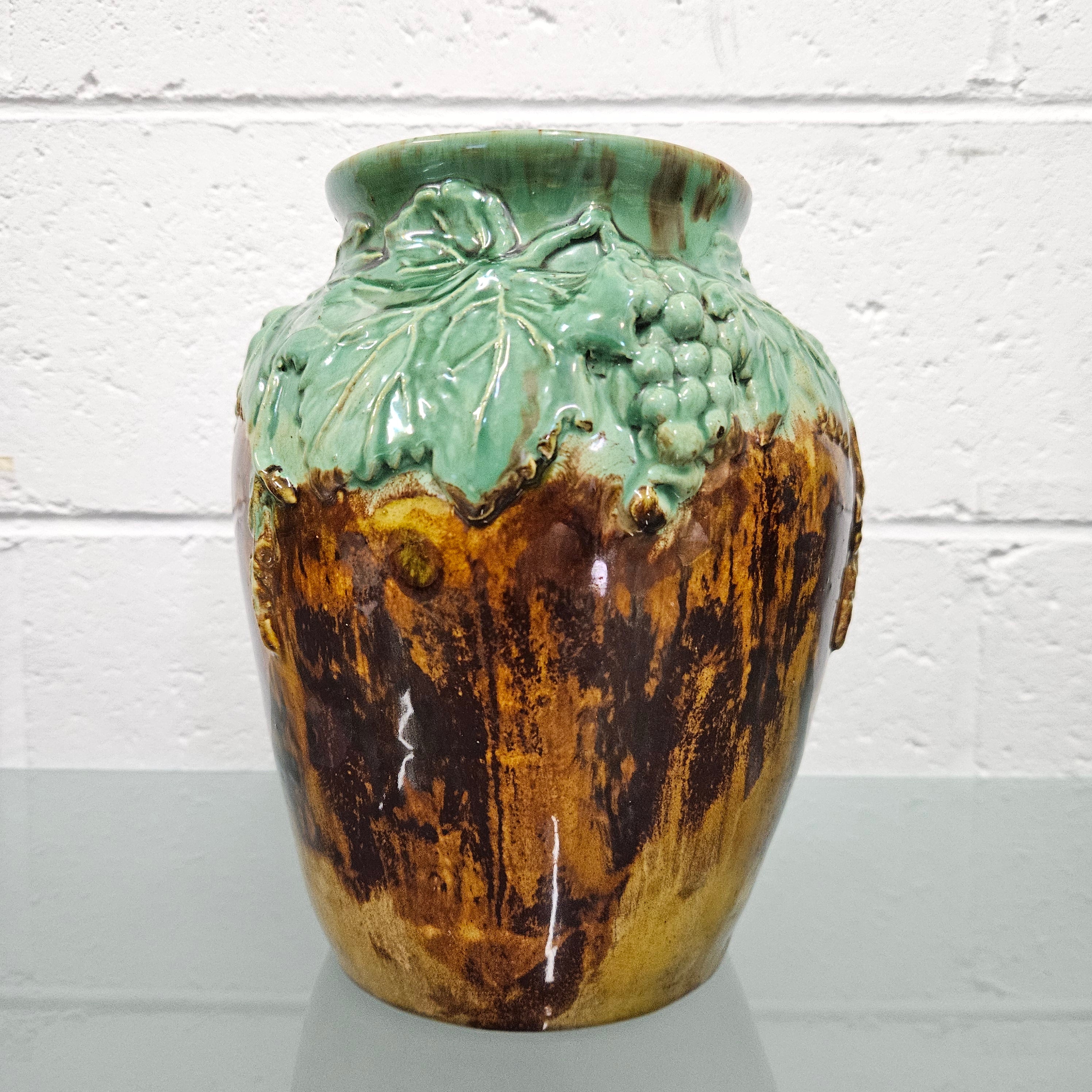 Large signed "Una Deerbon" Australian Pottery Vase | Antique & Vintage | Moonee Ponds Antiques | Australia Wide Delivery