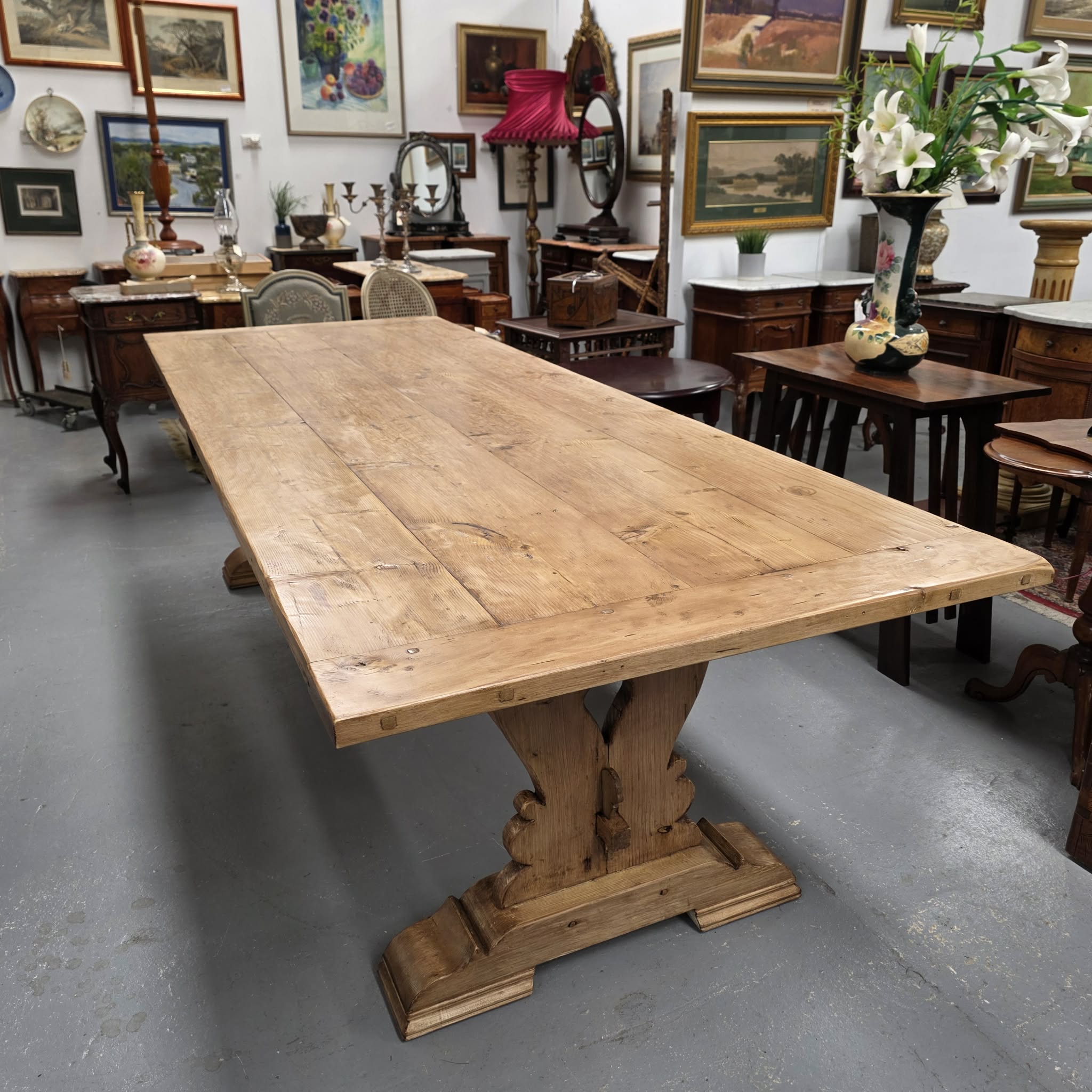 Reclaimed Spruce Timber Tarmhouse Table | Antique & Vintage | Moonee Ponds Antiques | Australia Wide