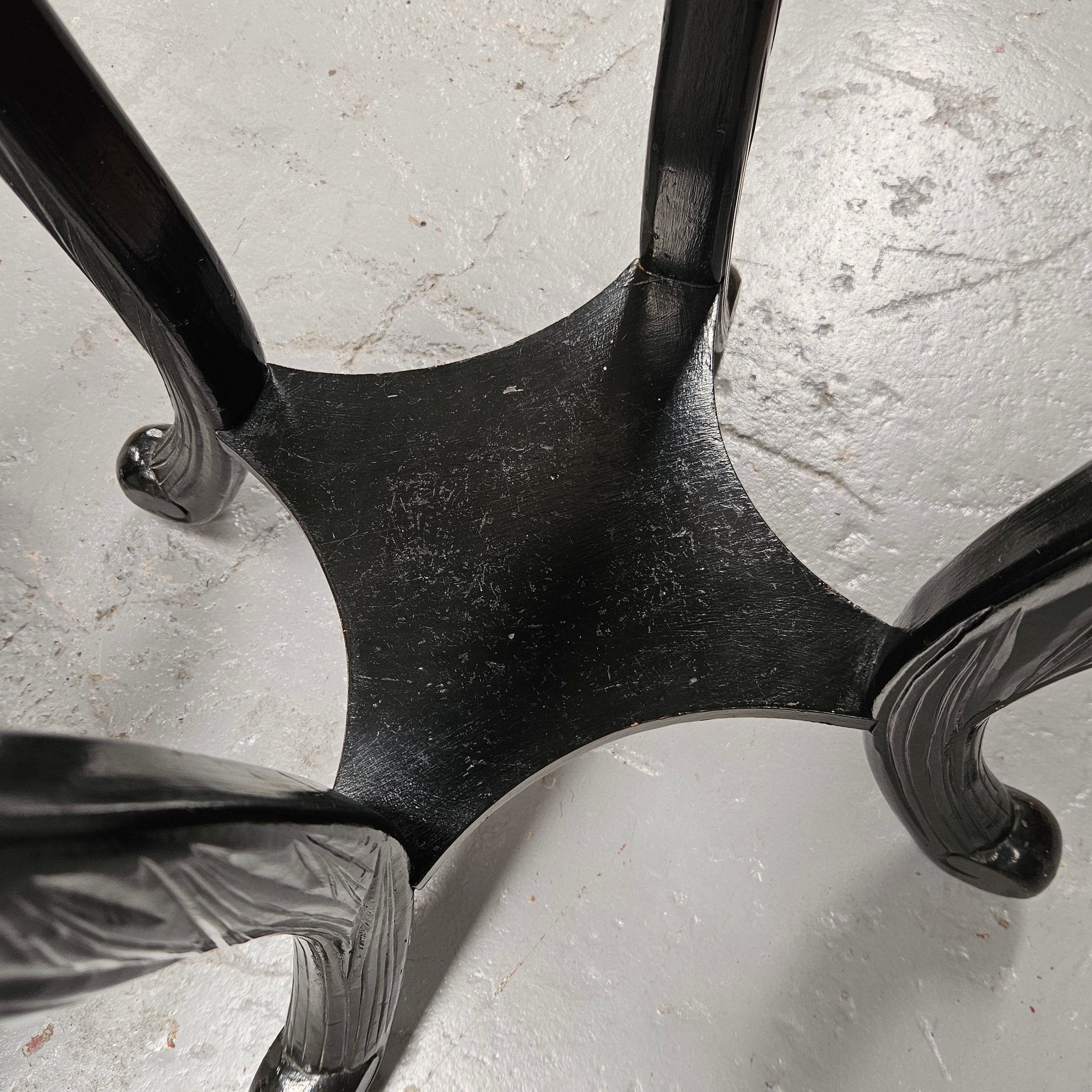 Pair Vintage Chinese Carved Ebonised Pedestals | Antique & Vintage | Moonee Ponds Antiques | Australia Wide