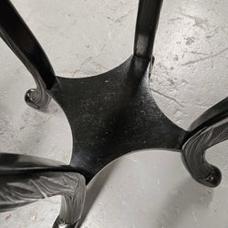 Pair Vintage Chinese Carved Ebonised Pedestals | Antique & Vintage | Moonee Ponds Antiques | Australia Wide Delivery