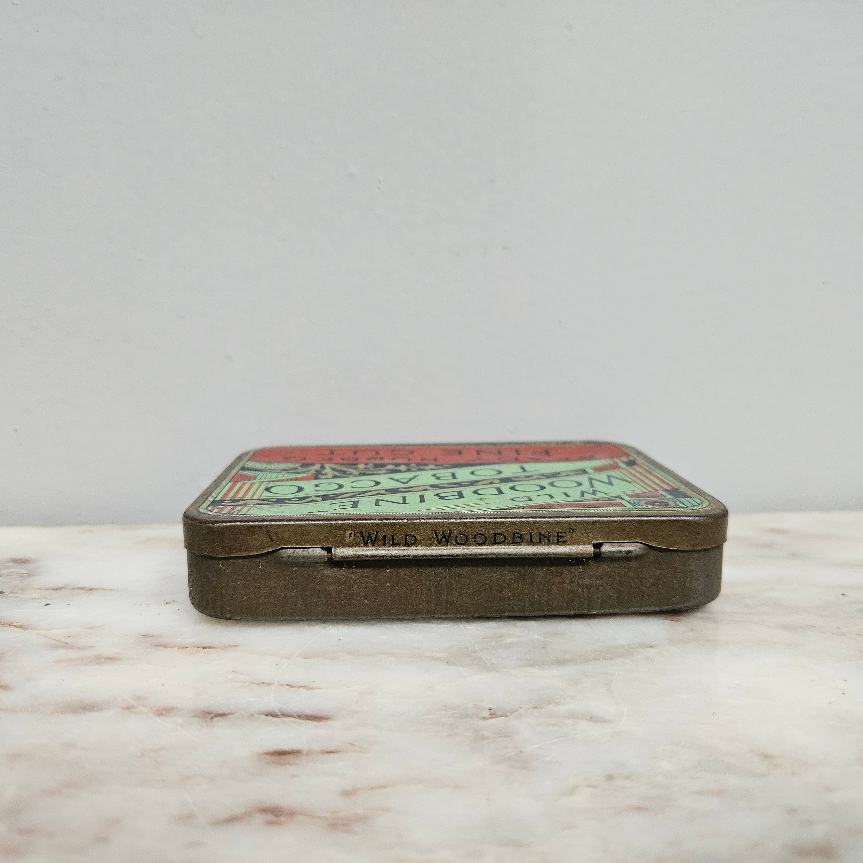 Vintage "Wild Woodbine" Tobacco Tin 2oz | Antique & Vintage | Moonee Ponds Antiques | Australia Wide Delivery