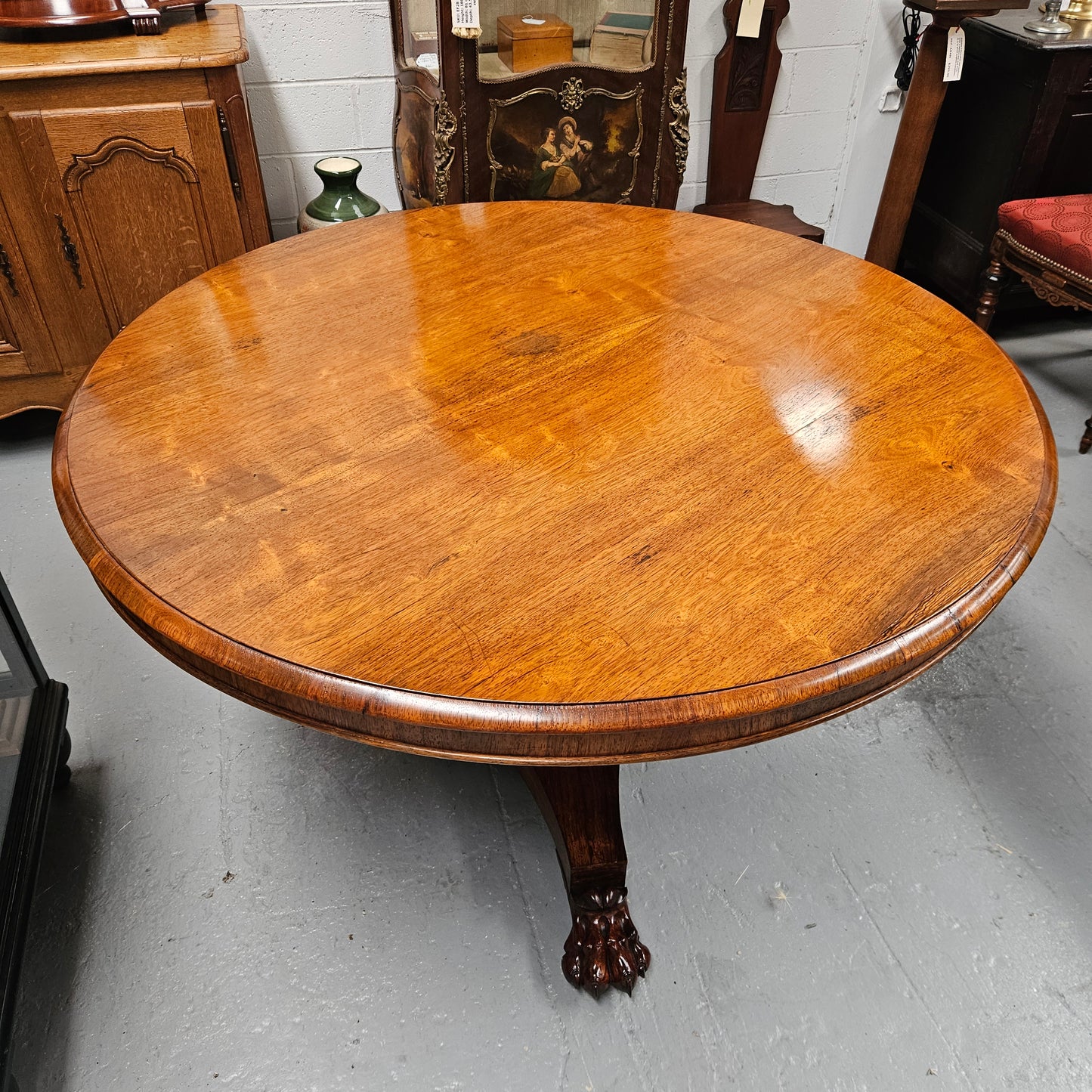 Antique Late Regency Rosewood circular Dining Table