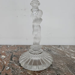 French Baccarat Crystal Hurricane Candle Lamp | Antique & Vintage | Moonee Ponds Antiques | Australia Wide Delivery