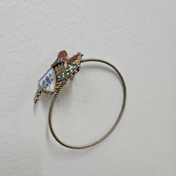 Antique Sterling Silver & Enamel Metamorphic Bracelet | Antique & Vintage | Moonee Ponds Antiques | Australia Wide Delivery
