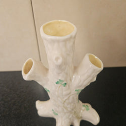 Belleek China Shamrock Tree Trunk Vase | Antique & Vintage | Moonee Ponds Antiques | Australia Wide Delivery