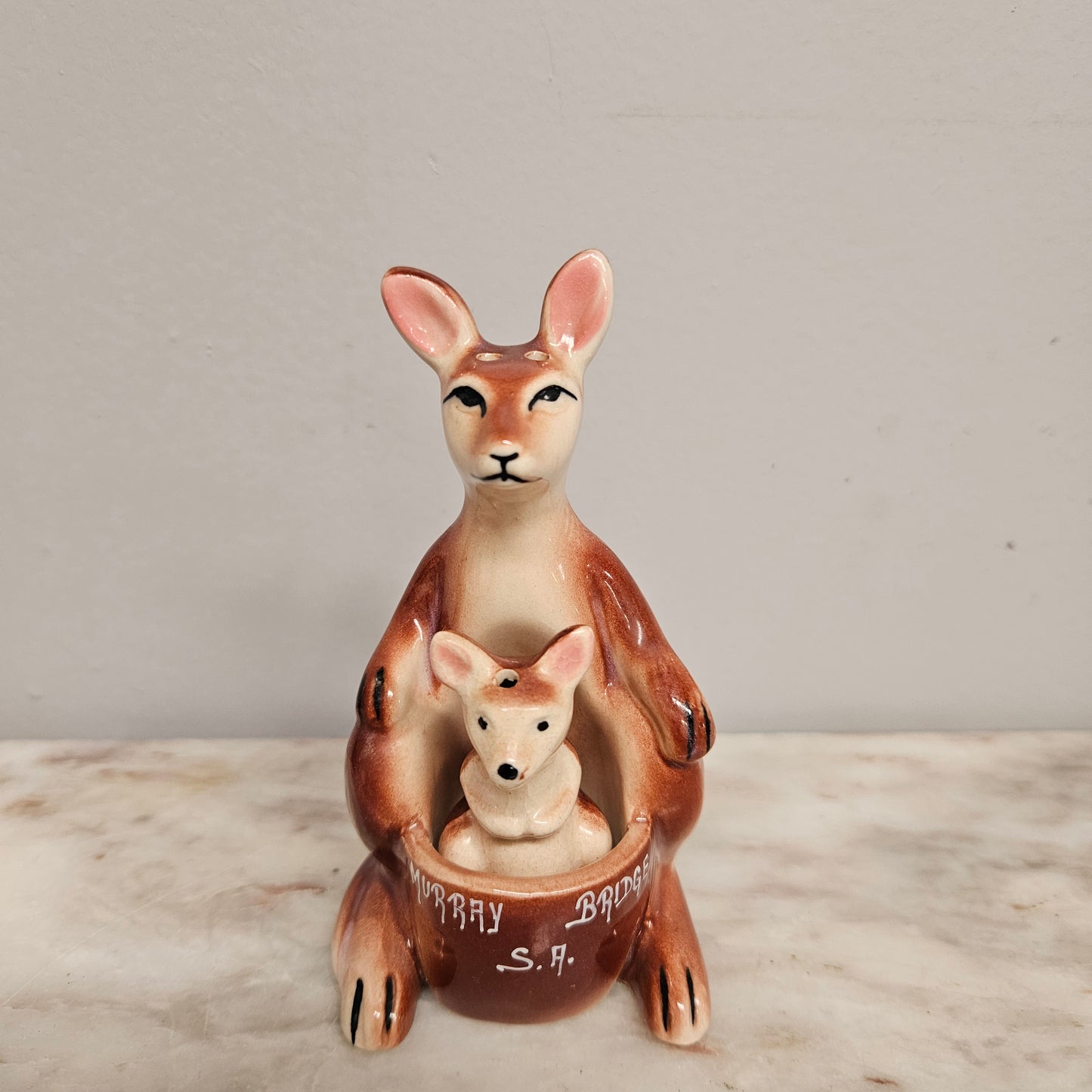 Vintage Kangaroo & Joey Salt and Pepper Shakers