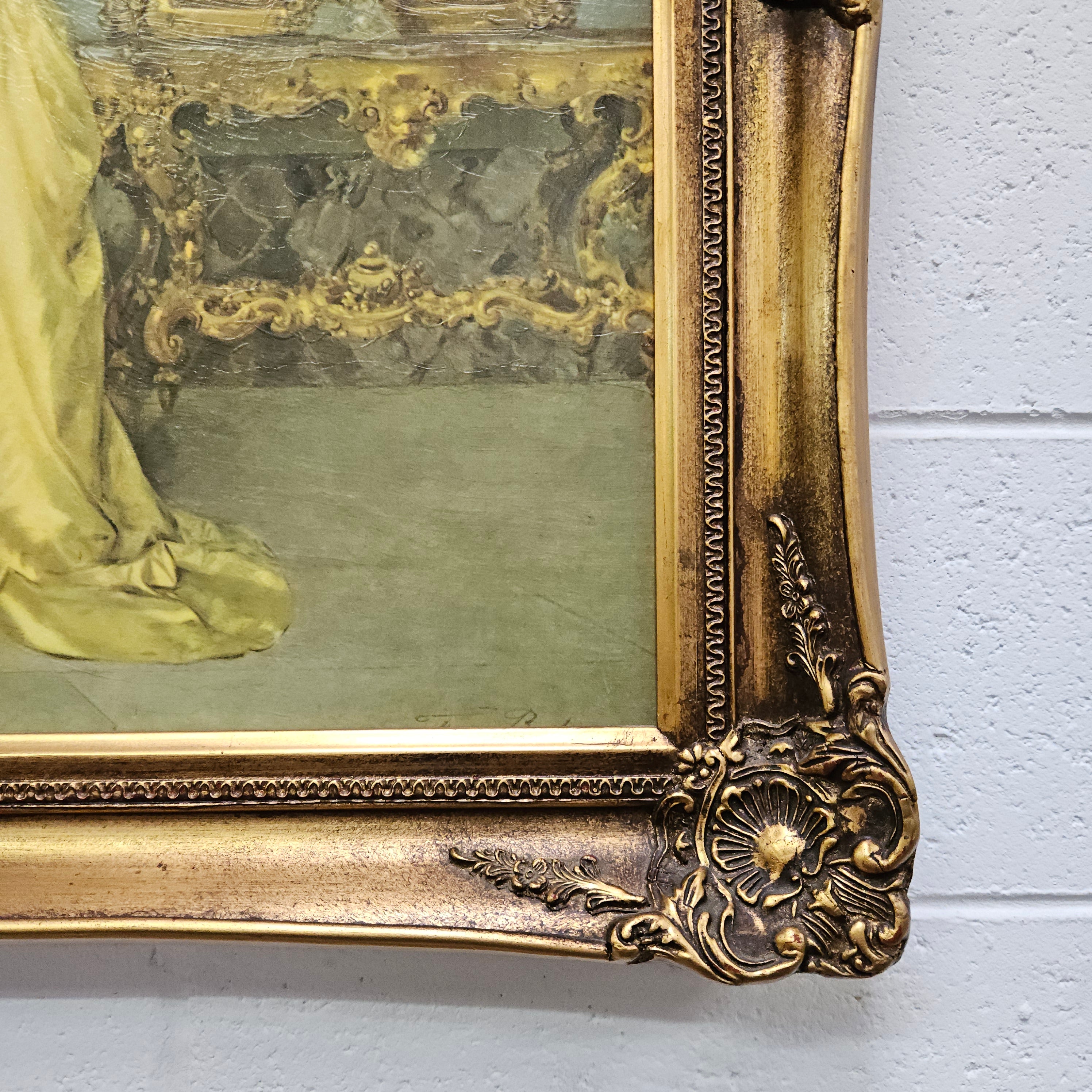 Court Scene Framed Lithograph Print | Antique & Vintage | Moonee Ponds Antiques | Australia Wide Delivery