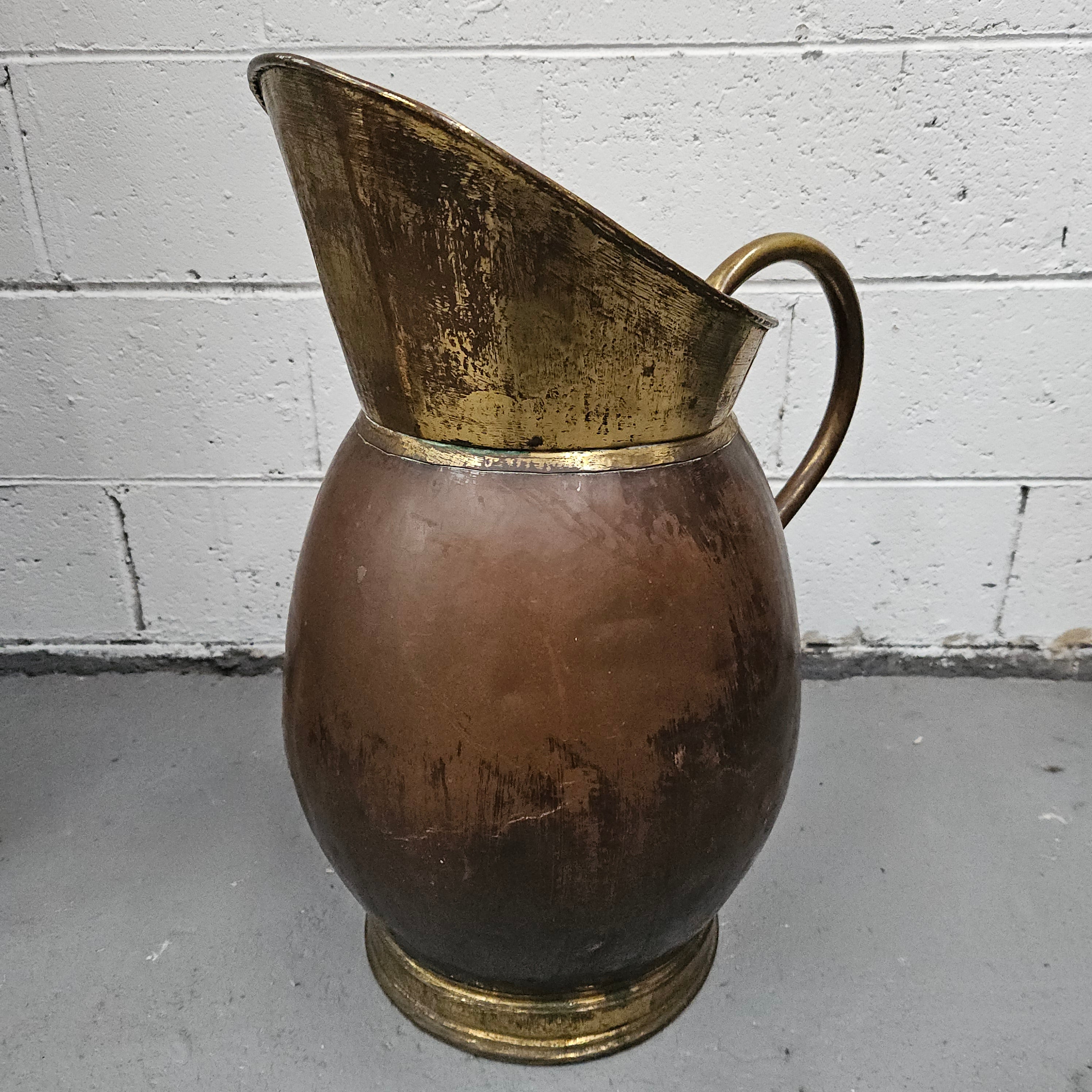 Large French Copper Jug | Antique & Vintage | Moonee Ponds Antiques | Australia Wide Delivery