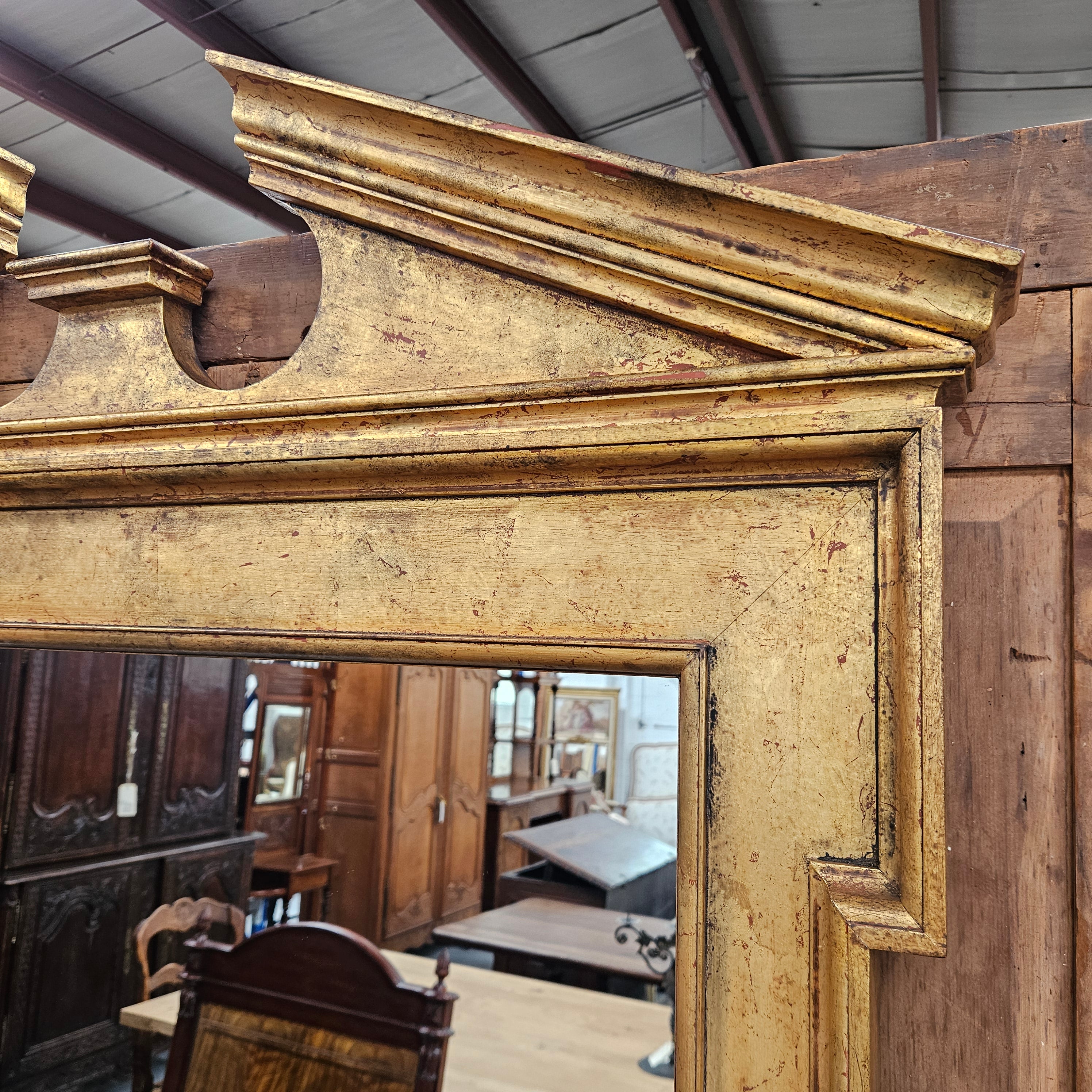 Empire Style Gilt Mantle Mirror | Antique & Vintage | Moonee Ponds Antiques | Australia Wide Delivery