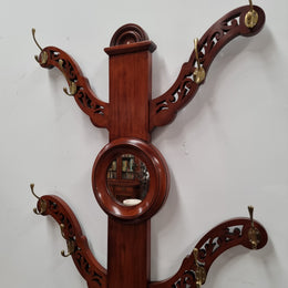 Mid Victorian Mahogany Tree Shaped Hall Stand
