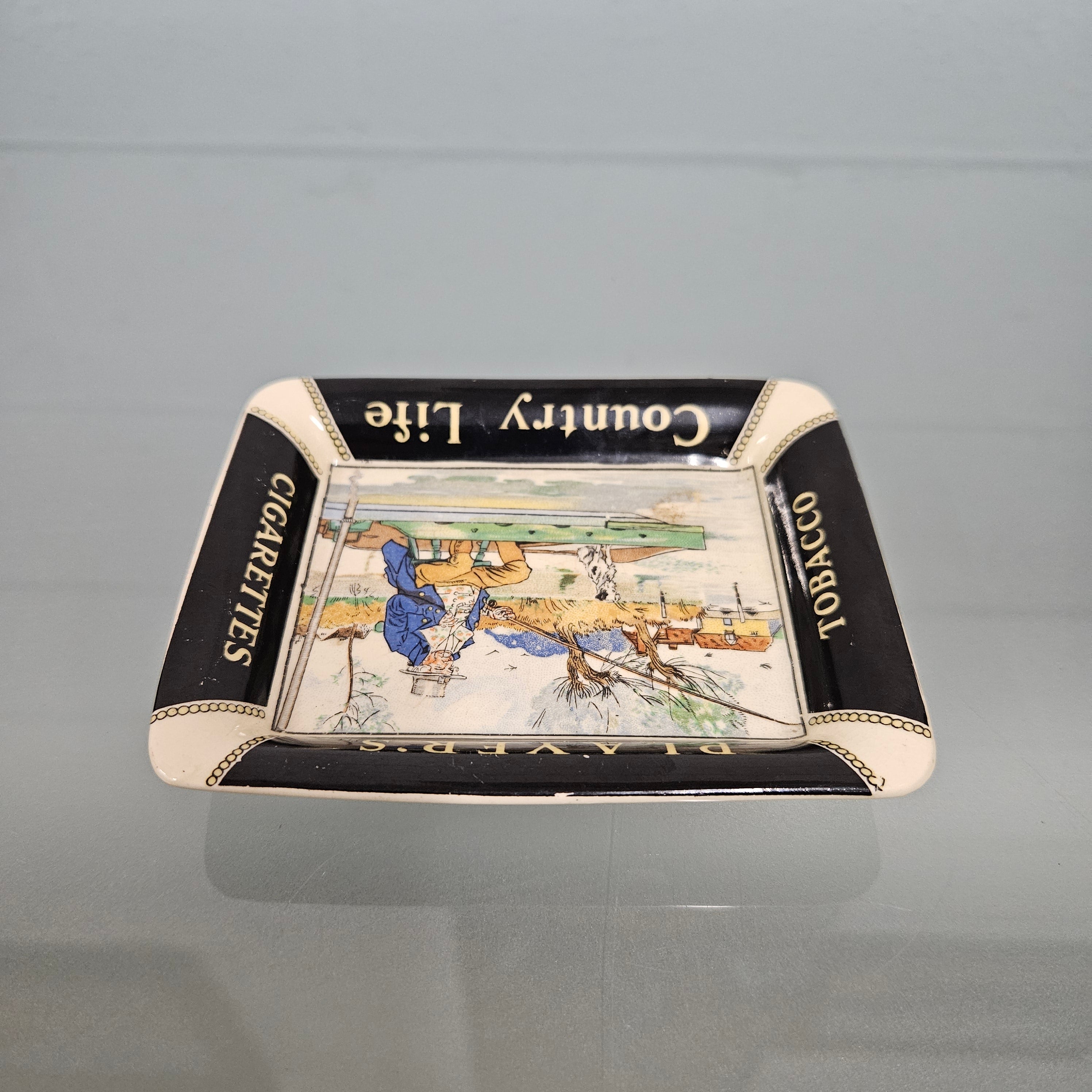Vintage "Players" Advertising Ashtray | Antique & Vintage | Moonee Ponds Antiques | Australia Wide Delivery