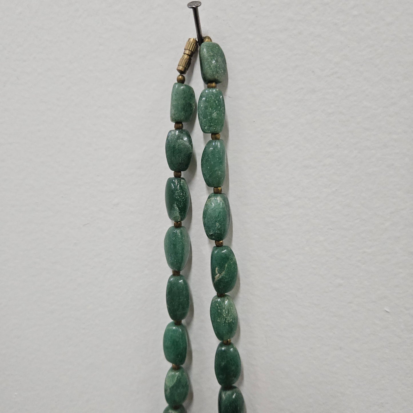 Vintage Aventurine Jade Necklace