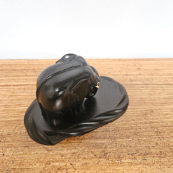Vintage Carved Ebony Wood Elephant | Antique & Vintage | Moonee Ponds Antiques | Australia Wide Delivery
