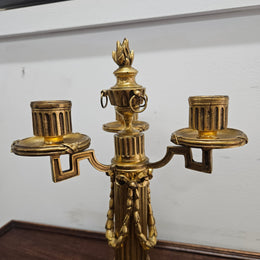 Impressive Louis XVl th Gilt Bronze Candleholder.  Circ 1780