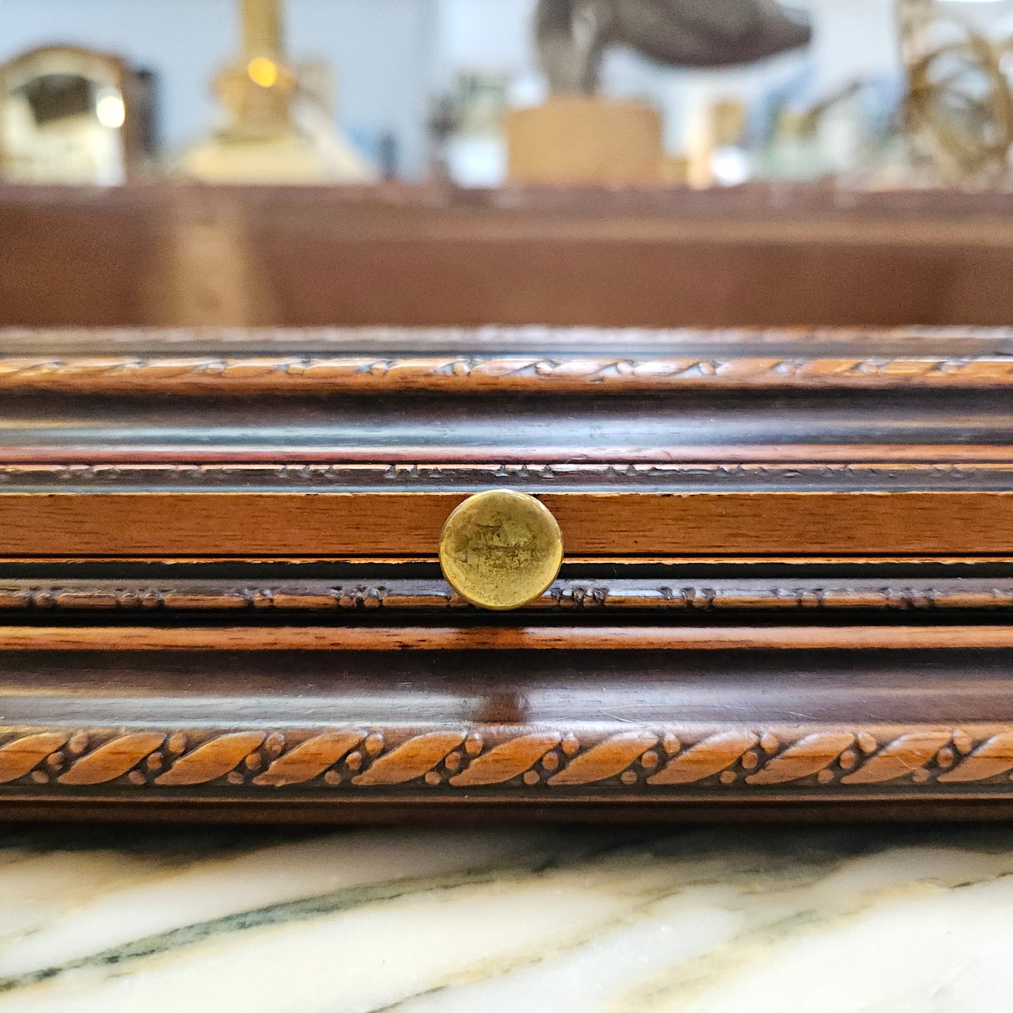 Vintage Wooden Jewellery Box By Axel Goldammer