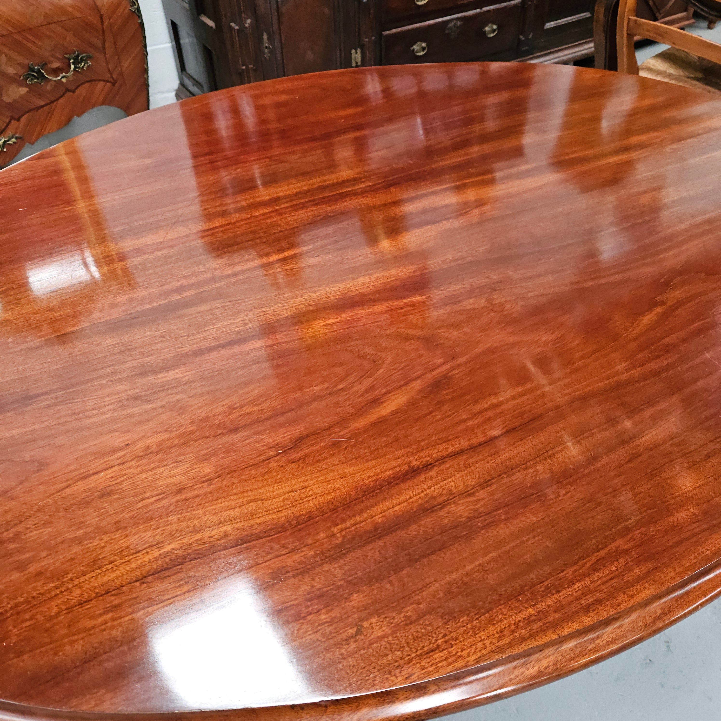 Victorian Oval Mahogany Loo Table | Antique & Vintage | Moonee Ponds Antiques | Australia Wide Delivery