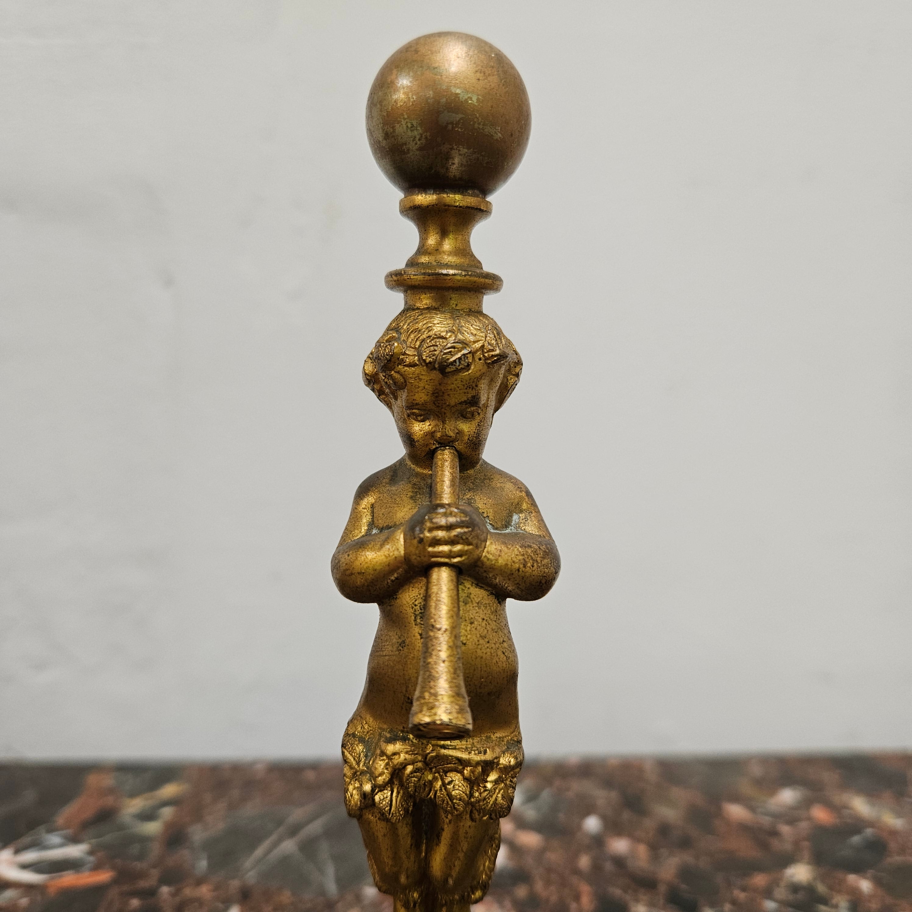 Antique Gilt Bronze Pan Desk Paperweight | Antique & Vintage | Moonee Ponds Antiques | Australia Wide Delivery